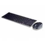 Rapoo 9060 RF Draadloos QWERTY Nederlands Zwart toetsenbord