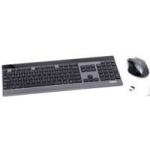 Rapoo 8900P RF Draadloos QWERTY Nederlands Zwart toetsenbord