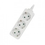 Ewent EW3958 Binnen 3AC-uitgang(en) 1.5m Wit power uitbreiding