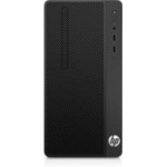 HP 290 G1 3.9GHz i3-7100 Micro Tower Zevende generatie Intel® Core™ i3 Zwart PC