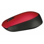 Logitech M171 muis RF Draadloos Optisch 1000 DPI Ambidextrous Zwart, Rood