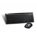 Rapoo 8200P RF Draadloos QWERTY Nederlands Zwart toetsenbord