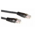 Ewent 1.0m Cat5e UTP 1m Cat5e U/UTP (UTP) Zwart netwerkkabel