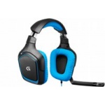 Logitech G430 Stereofonisch Hoofdband Zwart, Blauw hoofdtelefoon
