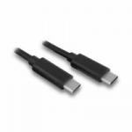 Ewent EW9640 USB-kabel 1 m USB C Mannelijk Zwart