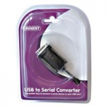 Ewent EW1116 seriële kabel Zwart 1,5 m USB 9 Sub-D