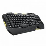 Sharkoon Shark Zone K30 USB QWERTY Amerikaans Engels Zwart, Geel toetsenbord