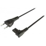 Valueline 5m, Euro/IEC-320-C7 5m C7 stekker Zwart electriciteitssnoer