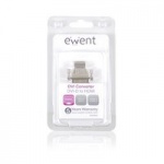 Ewent EW9852 kabeladapter/verloopstukje DVI-D HDMI Zilver