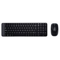 Logitech MK220 RF Draadloos QWERTY Internationaal EER Zwart