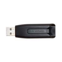 Verbatim V3 USB flash drive 64 GB 3.0 (3.1 Gen 1) USB-Type-A-aansluiting Zwart, Grijs