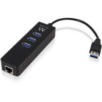 Ewent EW1137 hub & concentrator USB 3.0 (3.1 Gen 1) Type-C 5000 Mbit/s Zwart