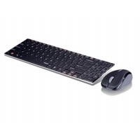 Rapoo 9060 RF Draadloos QWERTY Nederlands Zwart toetsenbord