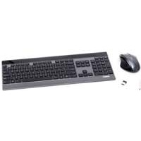 Rapoo 8900P RF Draadloos QWERTY Nederlands Zwart toetsenbord