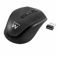 Ewent EW3215 RF Draadloos Optisch 1600DPI Ambidextrous Zwart muis