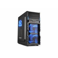 Sharkoon Case VG5-W / ATX / Micro-ATX / 3.0 USB / BLUE