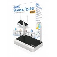 Eminent EM4544 Fast Ethernet Zwart, Wit draadloze router