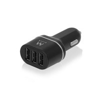 Ewent EW1202 Auto Zwart oplader voor mobiele apparatuur