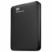 Western Digital WD Elements Portable 2.5 Inch externe HDD 1TB, Zwart externe harde schijf