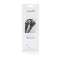 Ewent EW9181 1.5m CEE7/16 C7 stekker Zwart electriciteitssnoer