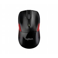 Logitech M525 RF Draadloos Optisch Ambidextrous Zwart, Rood muis
