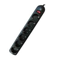 Ewent EW3951 5AC-uitgang(en) 1.5m Zwart Overspanningsbeveiliging