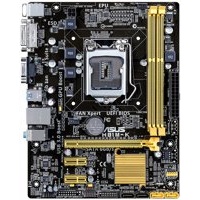 Asus H81M-K / 1150  / SATA-3 / USB3.0 / DVI / mATX moederbord