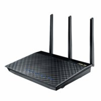 ASUS RT-AC66U Dual-band (2.4 GHz / 5 GHz) Gigabit Ethernet draadloze router