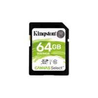 Kingston Technology Canvas Select flashgeheugen 64 GB SDXC Klasse 10 UHS-I