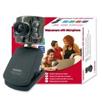 Ewent EW1089 640 x 480Pixels USB 2.0 Zwart webcam