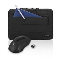 Ewent EW2533 notebooktas 39,6 cm (15.6") Opbergmap/sleeve Zwart