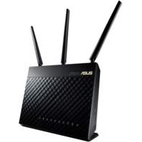 ASUS RT-AC68U draadloze router Dual-band (2.4 GHz / 5 GHz) Gigabit Ethernet Zwart