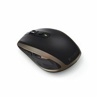 Logitech MX Anywhere 2 RF draadloos + Bluetooth Laser 1600DPI Rechtshandig Zwart, Bruin muis