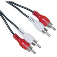 Ewent EW9234 1.2m 2 x RCA 2 x RCA Zwart, Rood, Wit audio kabel