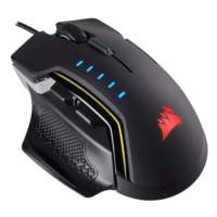 Corsair GLAIVE RGB USB Optisch 16000DPI Rechtshandig Zwart muis