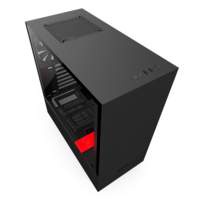 NZXT H500 computerbehuizing Midi-Toren Zwart, Rood