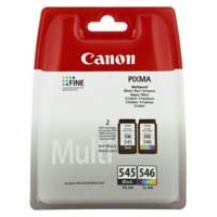 Canon PG-545/CL-546 Multipack Zwart, Cyaan, Geel inktcartridge