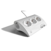 Ewent EW3935 Binnen 5AC outlet(s) 1.5m Wit power uitbreiding