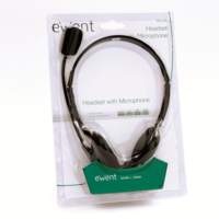 Ewent EW3563 Stereofonisch Hoofdband Zwart hoofdtelefoon