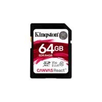 Kingston Technology SD Canvas React flashgeheugen 64 GB SDXC Klasse 10 UHS-I