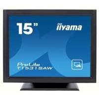 iiyama ProLite T1531SR-1 15" 1024 x 768Pixels Tafelblad Zwart touch screen-monitor