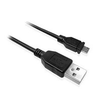 Ewent EW9911 mobiele telefoonkabel USB A USB Micro Zwart 1 m