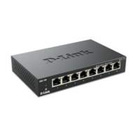 D-Link DGS-108 Unmanaged Zwart netwerk-switch