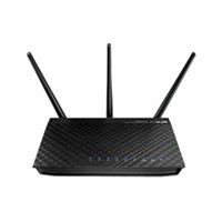 ASUS RT-N66U C1 Dual-band (2.4 GHz / 5 GHz) Gigabit Ethernet Zwart draadloze router