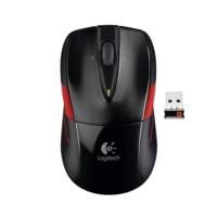 Logitech M525 RF Draadloos Optisch Ambidextrous Zwart, Rood muis