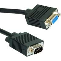 Ewent 1.8m VGA 1.8m VGA (D-Sub) VGA (D-Sub) Zwart VGA kabel