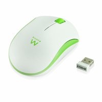 Ewent EW3209 RF Draadloos Optisch 1000DPI Ambidextrous Groen, Wit muis