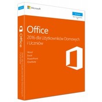 Microsoft Office 2016 Home and Student EU (PL)