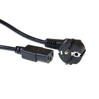 Ewent EW9185 1.5m CEE7/7 Schuko C13 stekker Zwart electriciteitssnoer