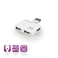 Ewent EW1125 480Mbit/s Wit hub & concentrator